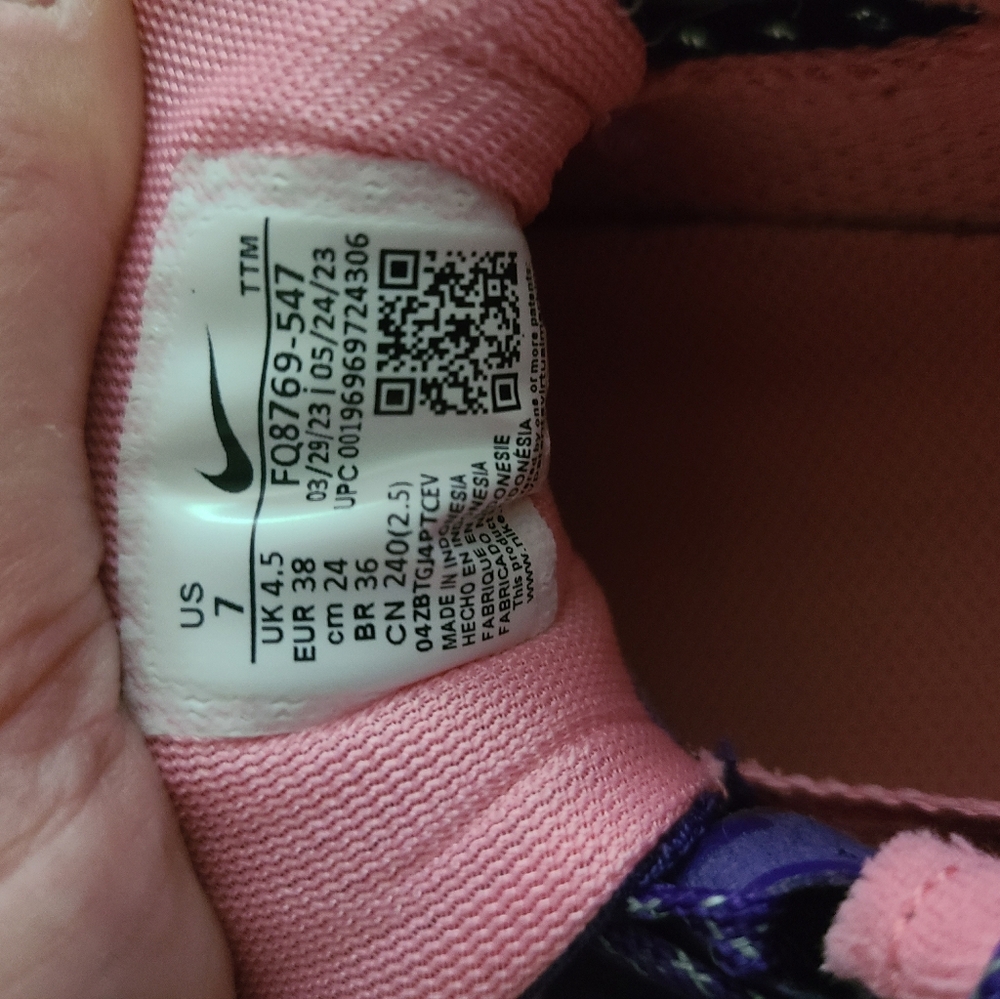 Nike Women's Pegasus 40 Purple Running Shoes - Picture 7 of 7